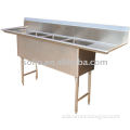 Stainless Steel Commercial Sink triple bowl sink